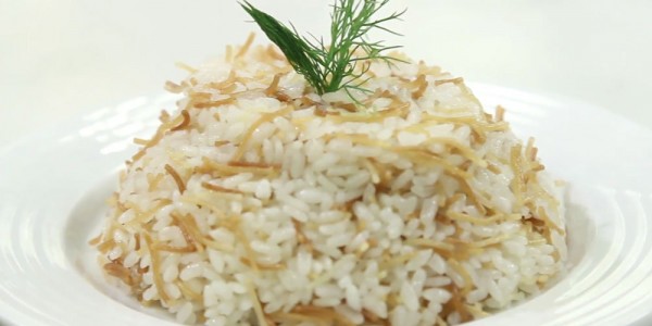 طريقة عمل الأرز بالشعرية